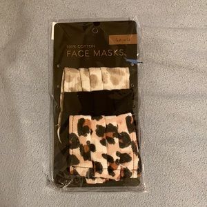 kitch leopard face masks pack of three